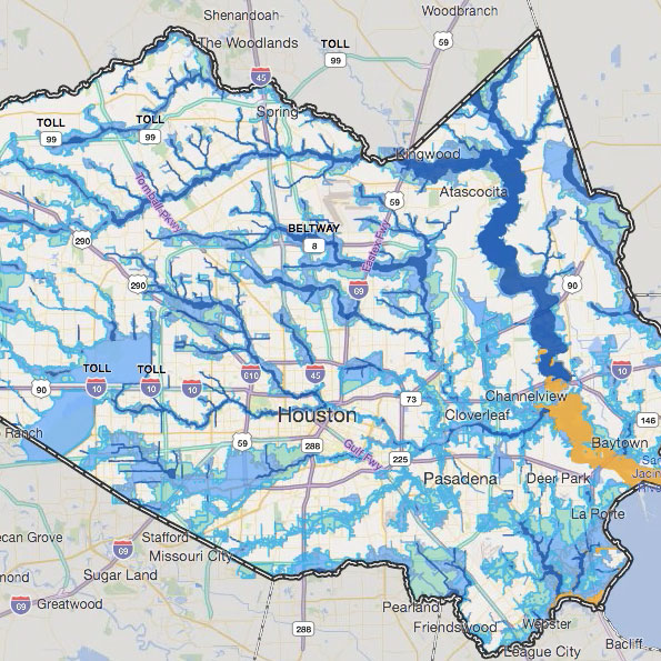Harris County Flood Map 2017