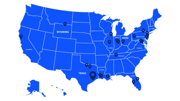 USA Customer map